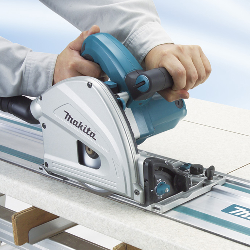 MAKITA SP6000X2 6-1/2" Plunge Cut Circular Saw w/118" Guide Rail (194367-7) - Image 3
