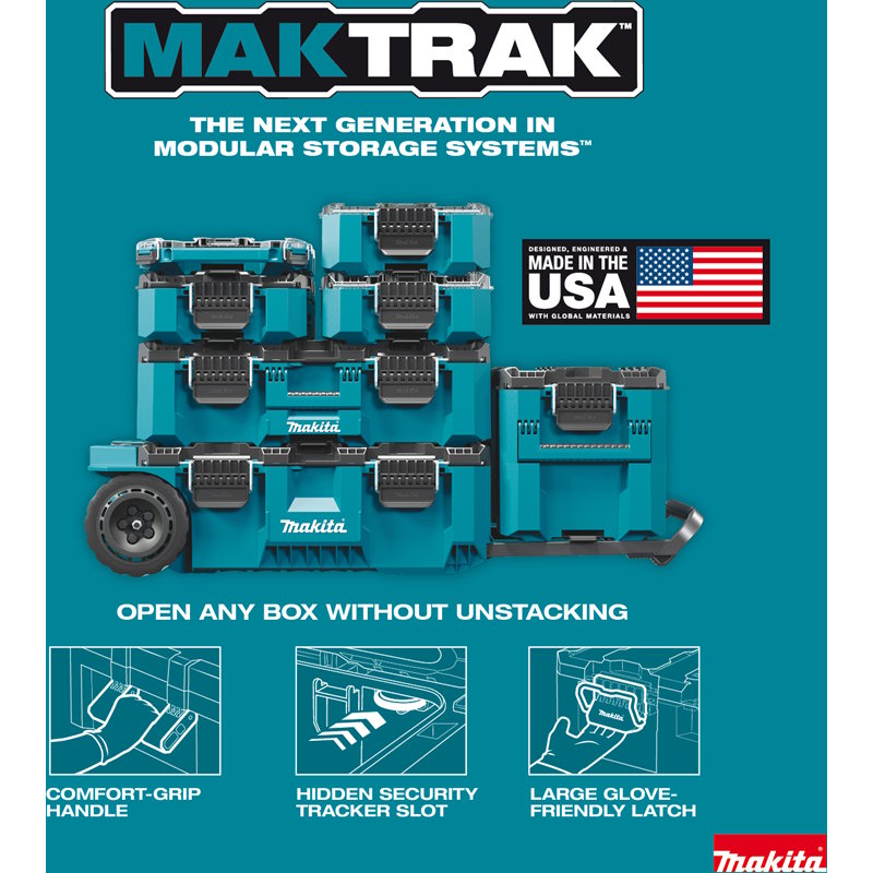 MAKITA T-90059 MAKTRAK Low-Profile Medium Organizer - Image 12