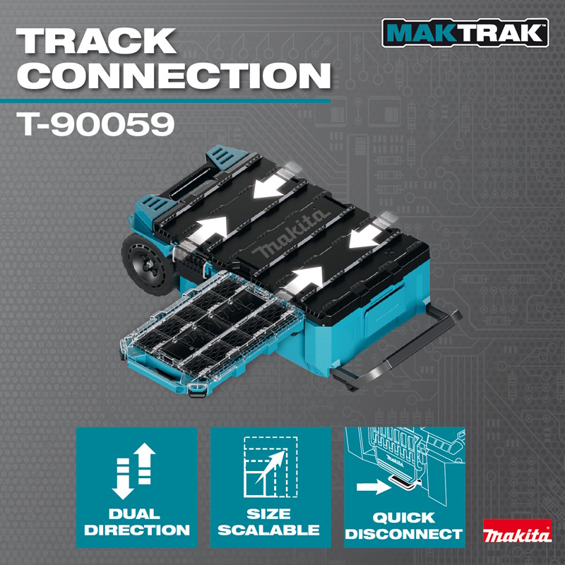 MAKITA T-90059 MAKTRAK Low-Profile Medium Organizer - Image 6
