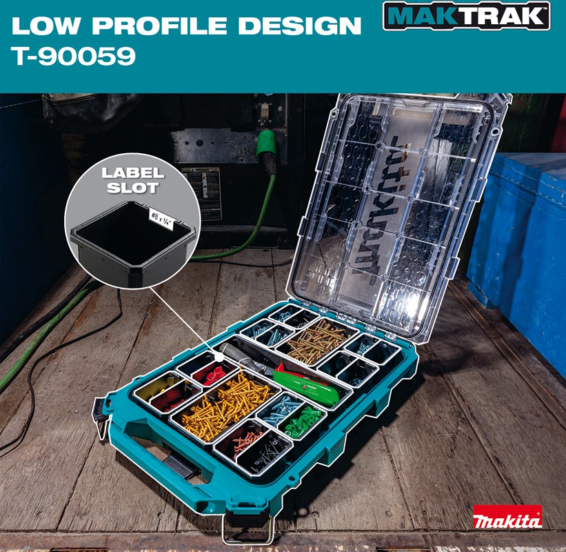 MAKITA T-90059 MAKTRAK Low-Profile Medium Organizer - Image 8