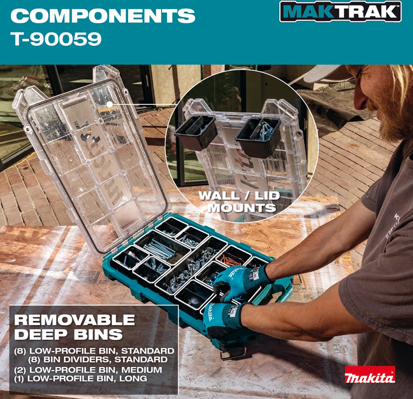 MAKITA T-90059 MAKTRAK Low-Profile Medium Organizer - Image 10