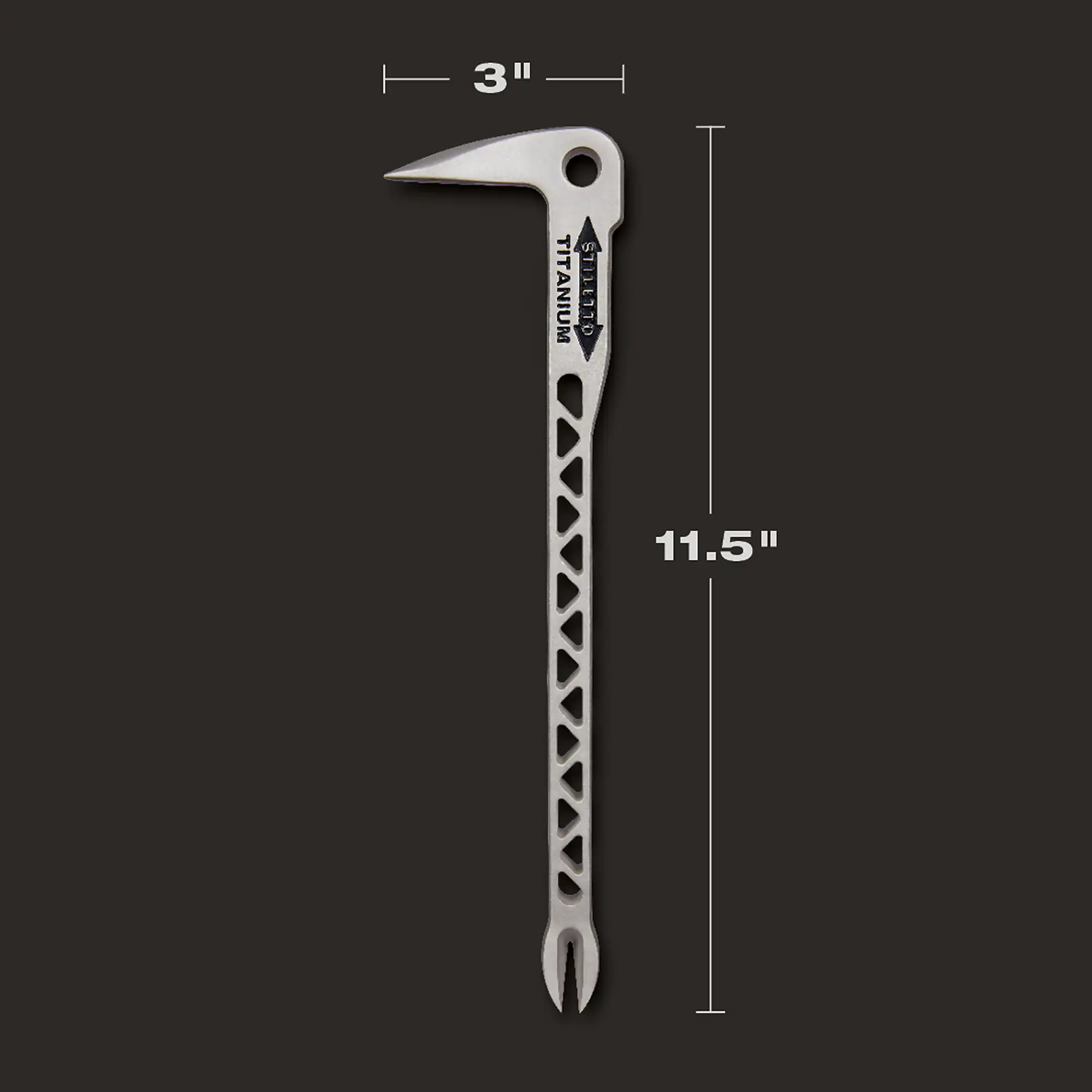 STILETTO TICLW-12 Titanium 8oz Nail Puller 11.5" w/Dimpler - Image 3