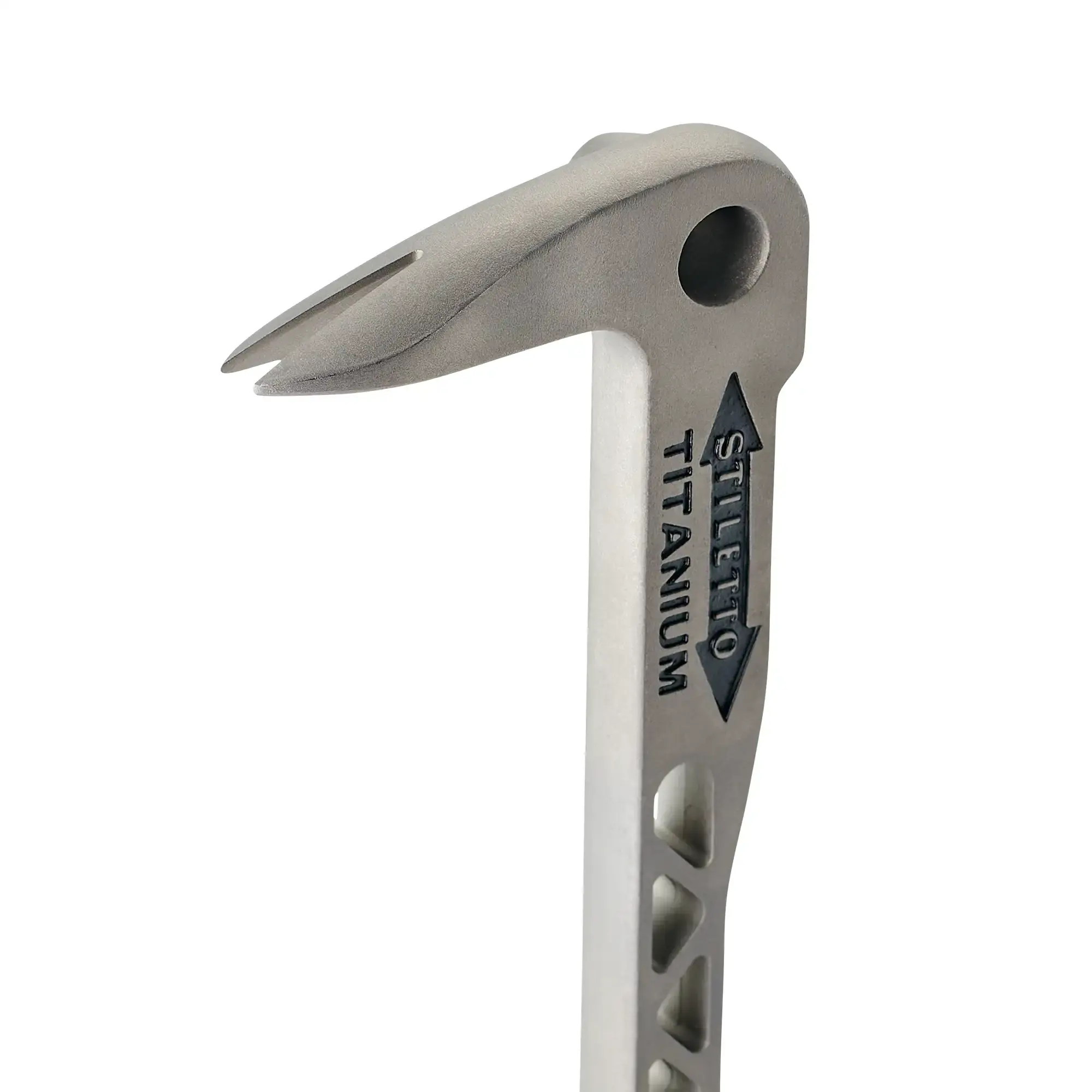 STILETTO TICLW-12 Titanium 8oz Nail Puller 11.5" w/Dimpler - Image 4