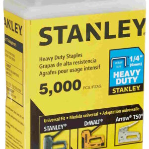 STANLEY TRA704-5C 1/4" Staples - Box 5000