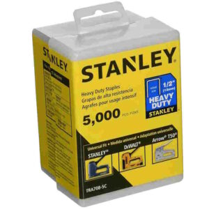 STANLEY TRA708-5C 1/2" Staples - Box 5000