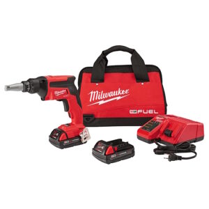 MILWAUKEE 2866-22CTP M18 Fuel Drywall Screw Gun & Cut-Out Tool Kit