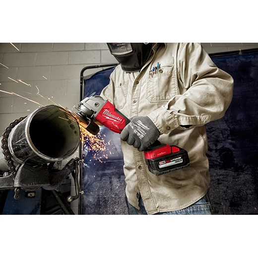 MILWAUKEE M18 FUEL 4-1/2" / 5" Braking Grinder w/ ONE-KEY Paddle Switch, No Lock - Image 3