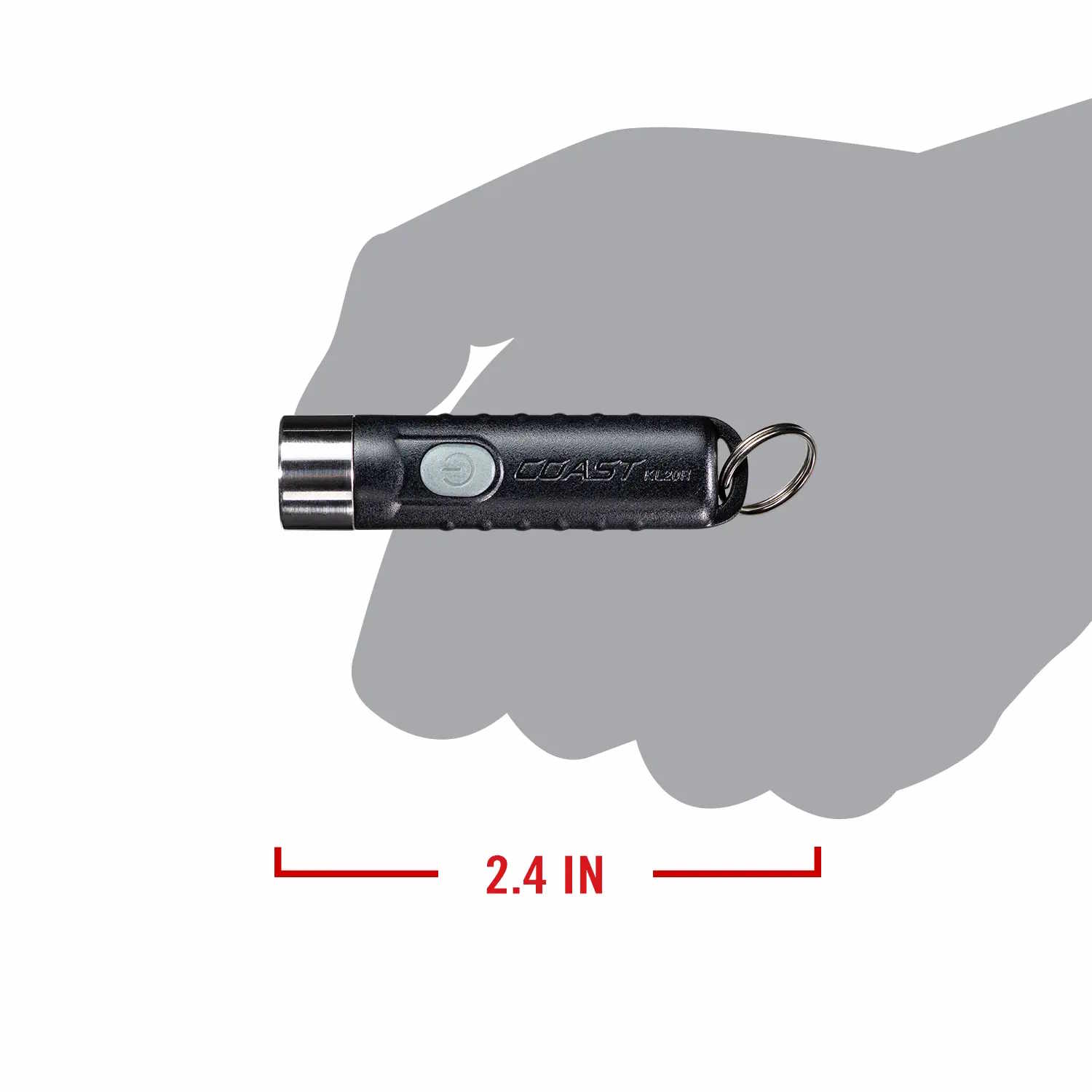 COAST 30896 KL20R 350 Lumen Rechargeable Mini Flood Beam Keychain Flashlight - Image 7