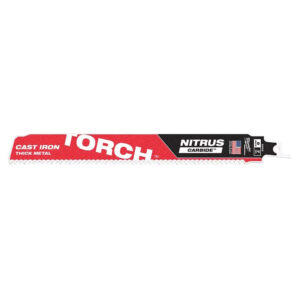 MILWAUKEE 9" 8TPI Torch with Nitrus Carbide for Cast Iron Sawzall Blade 1PK