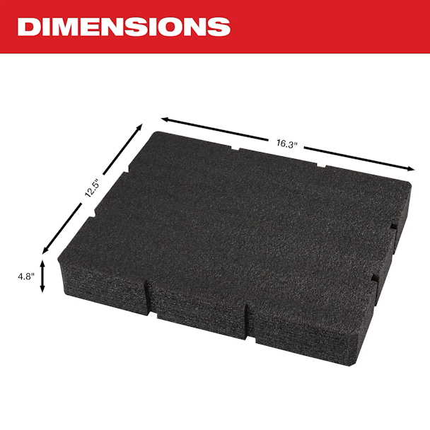MILWAUKEE 48-22-8452 Packout Customizable Foam Insert for Drawer Tool Boxes - Image 4