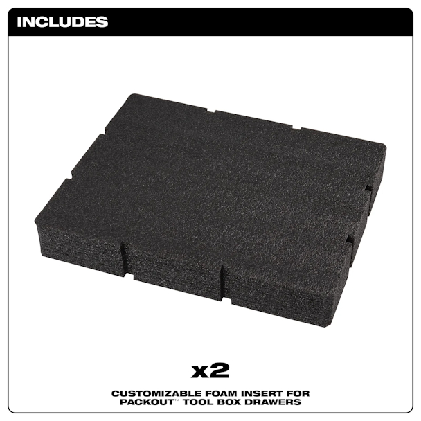 MILWAUKEE 48-22-8452 Packout Customizable Foam Insert for Drawer Tool Boxes - Image 5