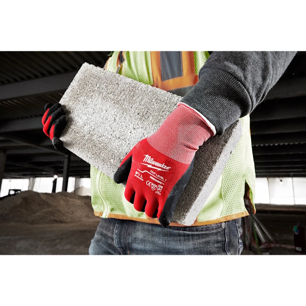 MILWAUKEE 48-22-8904 Cut Level 1 Nitrile Dipped Gloves XXL - Image 3