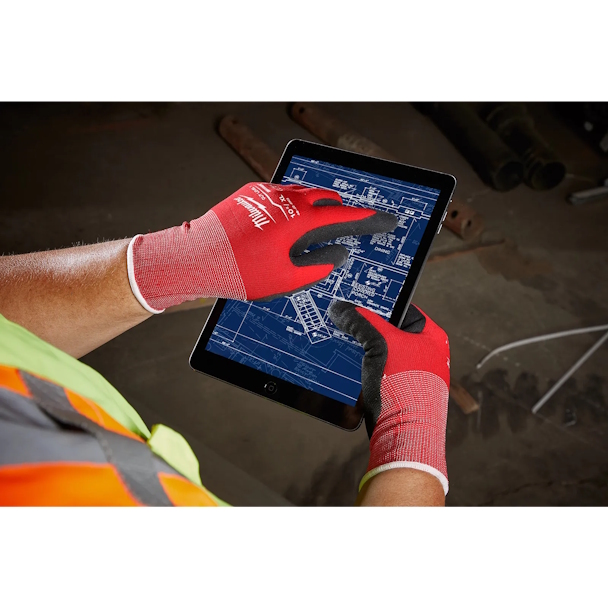 MILWAUKEE 48-22-8904 Cut Level 1 Nitrile Dipped Gloves XXL - Image 6
