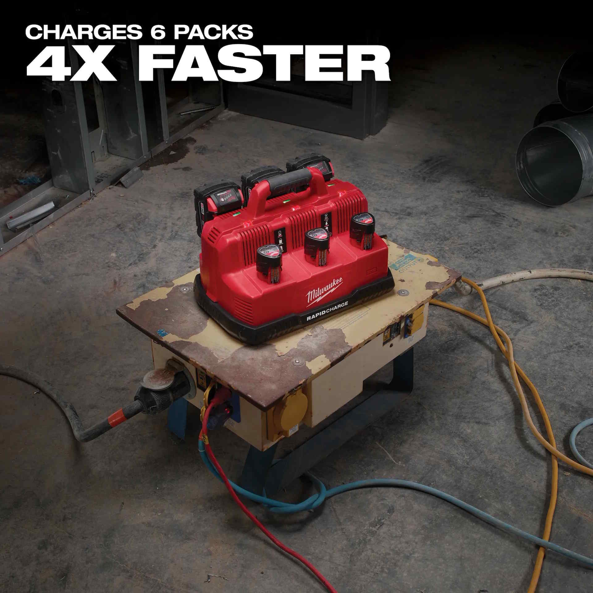 MILWAUKEE 48-59-1807 M18 & M12 Rapid Charge Station - Image 4