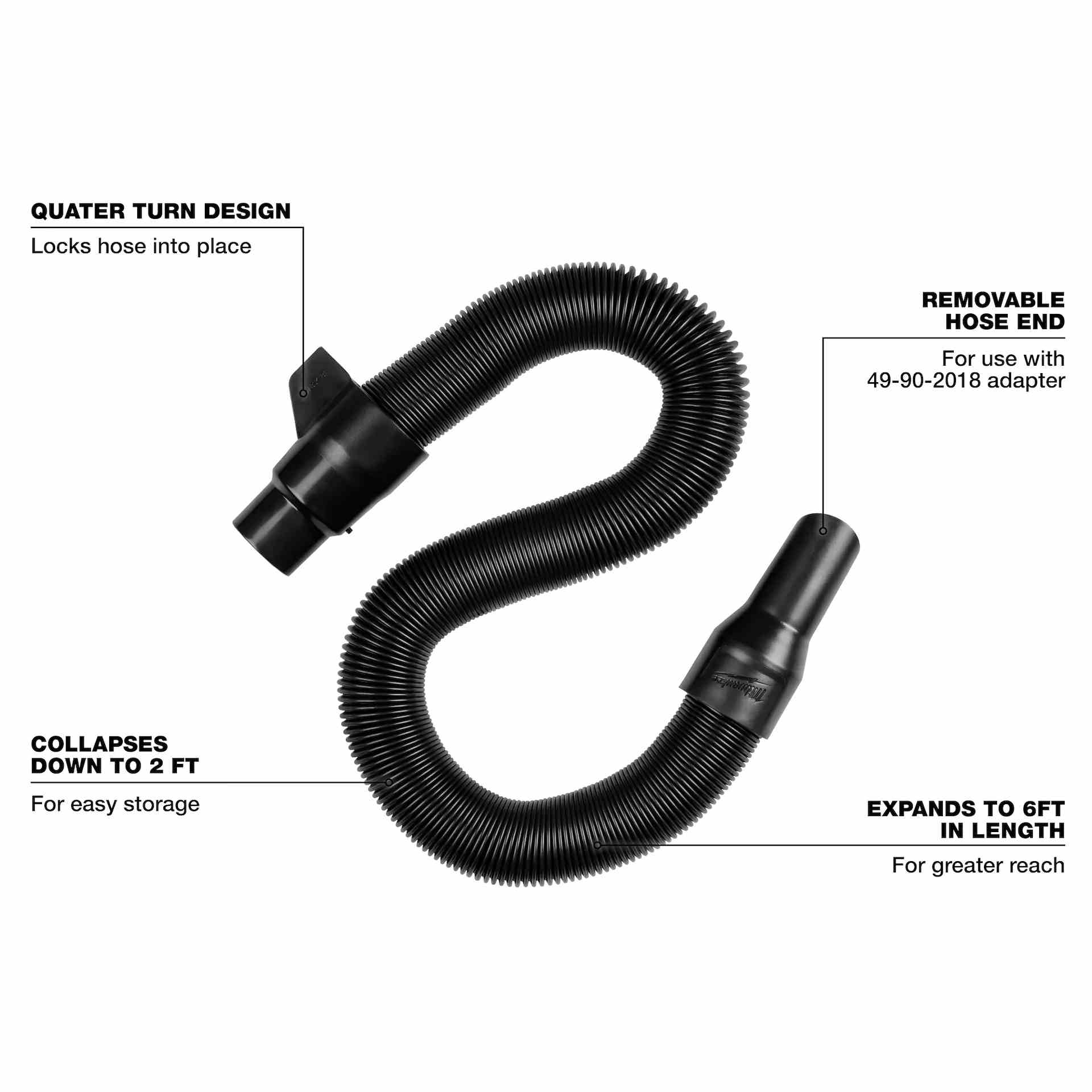 MILWAUKEE 49-90-2014 6' Expandable Hose - Image 2
