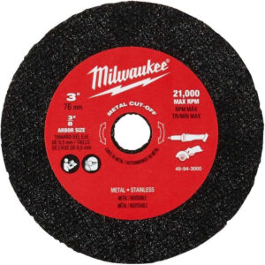 MILWAUKEE 49-94-3000 3" Metal Cut-Off Wheel 3PK