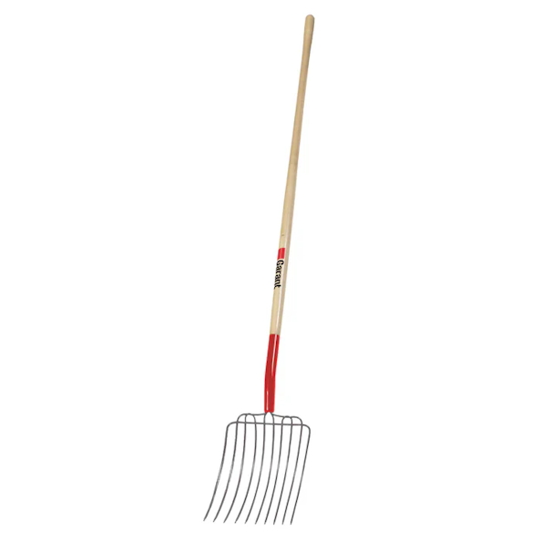 GARANT 81727 Bedding Fork, 10 Steel Tines/13", Wood Handle (G1013L) - Image 2
