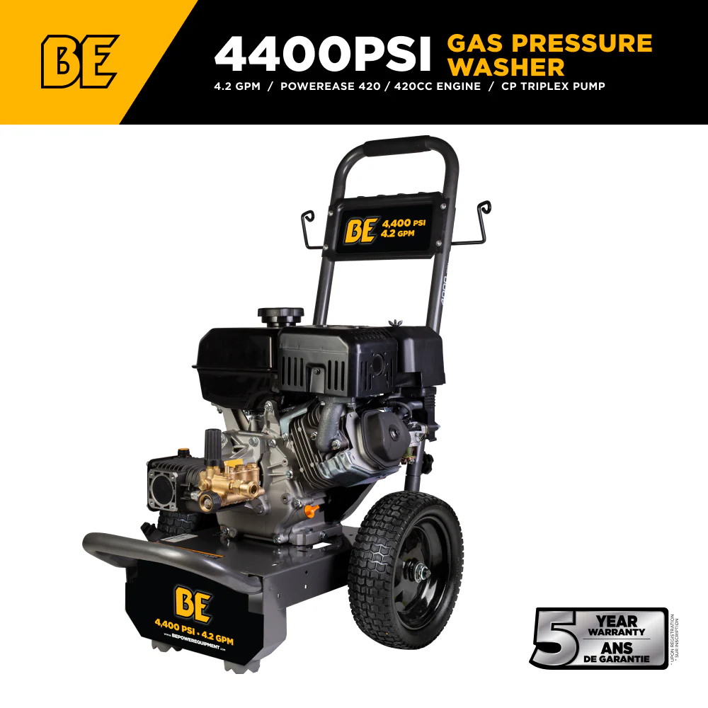BE B4415PA 4,400 PSI 4.2 GPM Cold Water Gas Pressure Washer, PowerEase 420 - Image 2