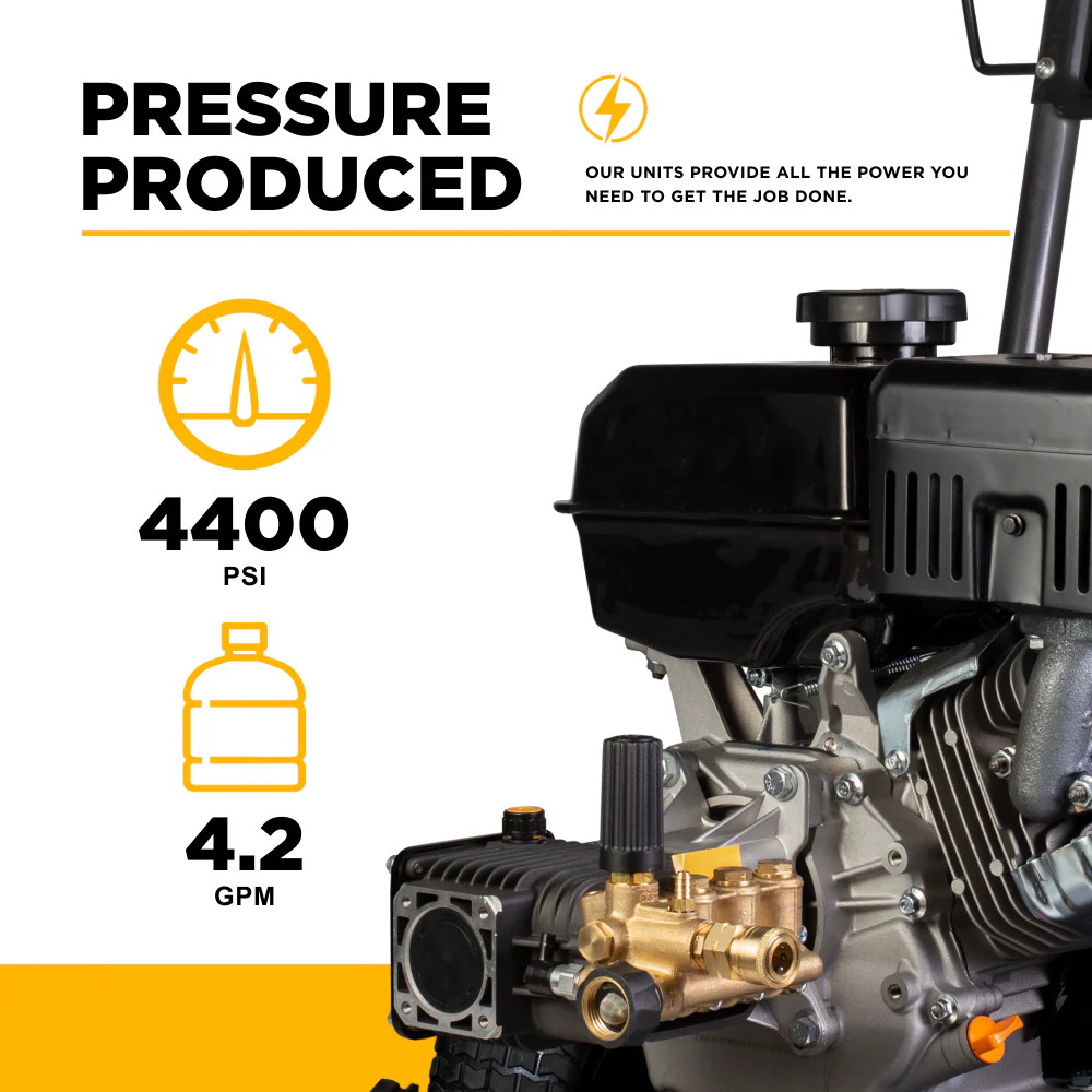 BE B4415PA 4,400 PSI 4.2 GPM Cold Water Gas Pressure Washer, PowerEase 420 - Image 4