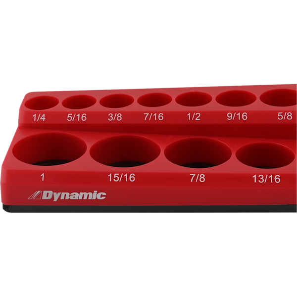 DYNAMIC TOOLS D029004 SAE Magnetic Socket Organizer (3/8"-1-1/4") - Image 3