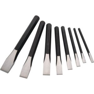 DYNAMIC TOOLS D058201 8PC 1/4" - 1" Cold Chisel Set