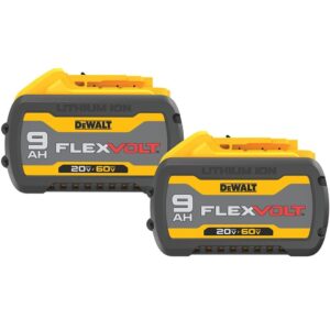 DEWALT DCB609-2 20V/60V MAX 9.0Ah/3.0Ah Flexvolt Battery 2PK