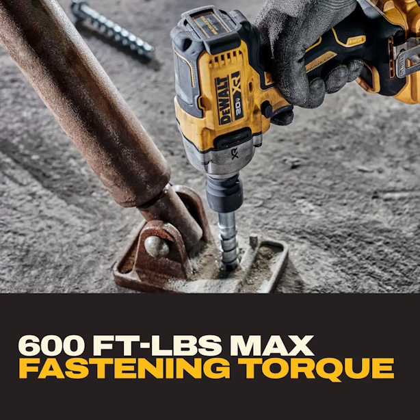 DEWALT DCF891QQ1 20V Brushless 1/2"Mid-Torque Impact Wrench w/Hog Ring Anvil Kit - Image 6