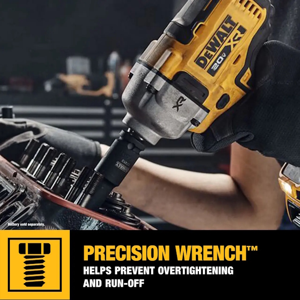 DEWALT DCF891QQ1 20V Brushless 1/2"Mid-Torque Impact Wrench w/Hog Ring Anvil Kit - Image 7