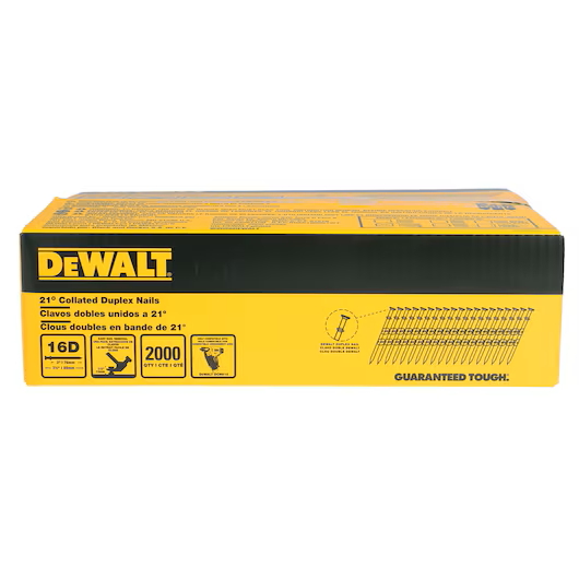 DEWALT Collated Duplex Strip Nails 3" Drivable Length, 0.131", 16D, 2M/box - Image 5