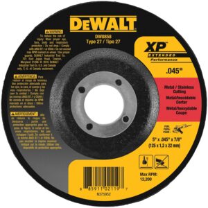 DEWALT DW8858 Wheel Cutting Metal 5" x .045"