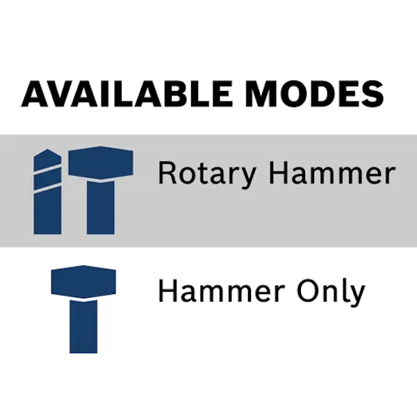 BOSCH RH1255VC 2" SDS Max Rotary Hammer w/ Vibration Control - Image 4