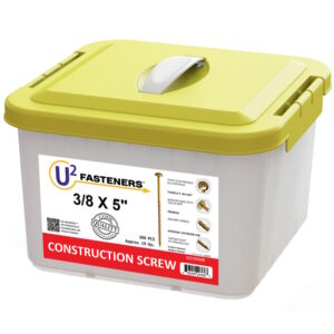 U2 S22105000B Structural Wood Screws 3/8" x 5" 300/bx