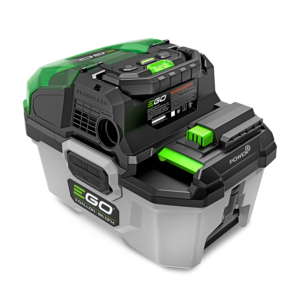 EGO WDV0300 56V Power+ Compact 3 Gallon Wet/Dry Vacuum 85 CFM Tool Only - Image 7