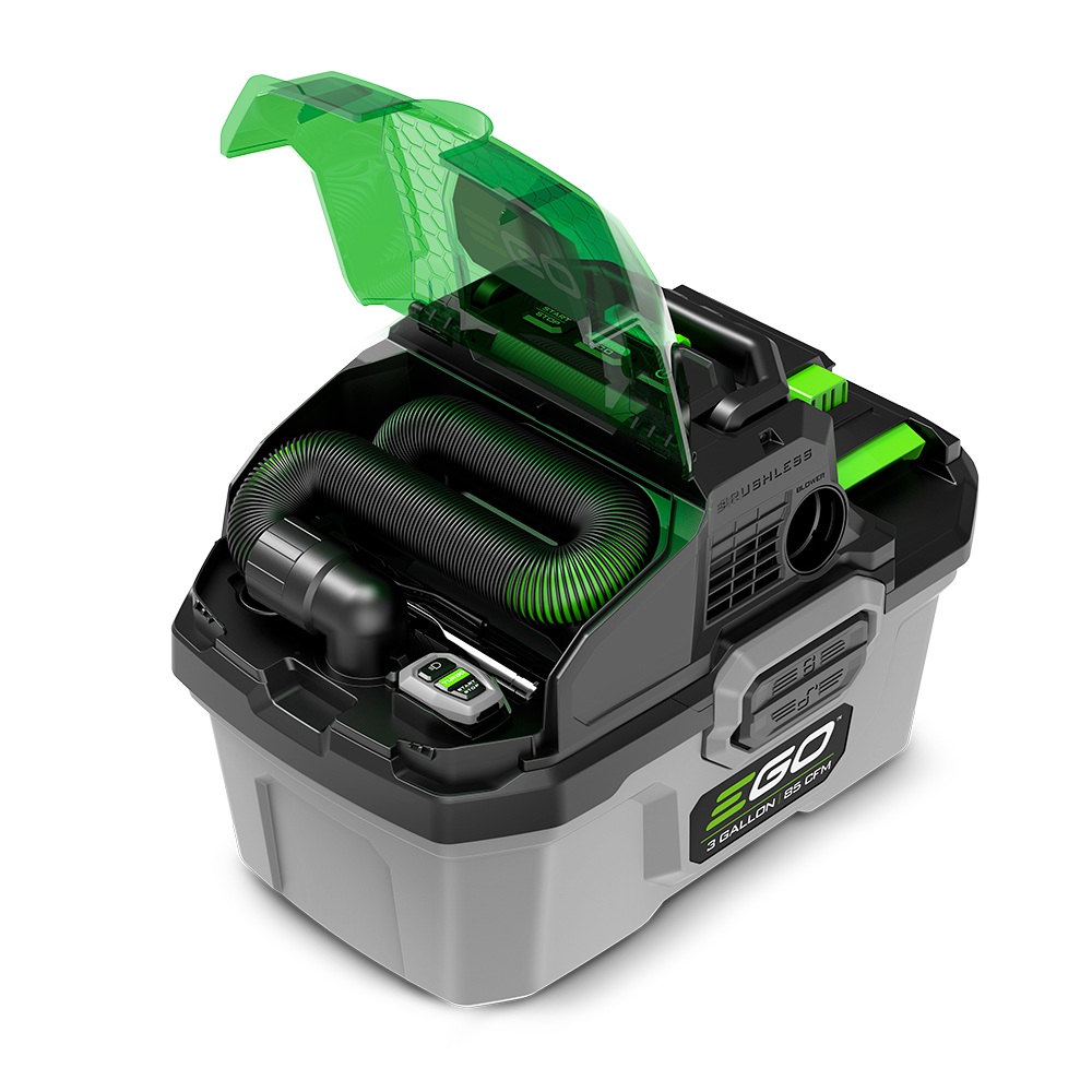 EGO WDV0300 56V Power+ Compact 3 Gallon Wet/Dry Vacuum 85 CFM Tool Only - Image 8