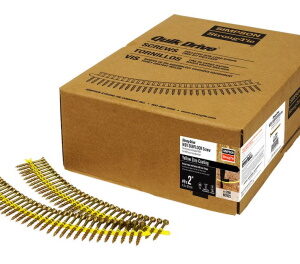 QUIK-DRIVE WSV134S #9 1-3/4" Wood Screw Strip 2000/Box