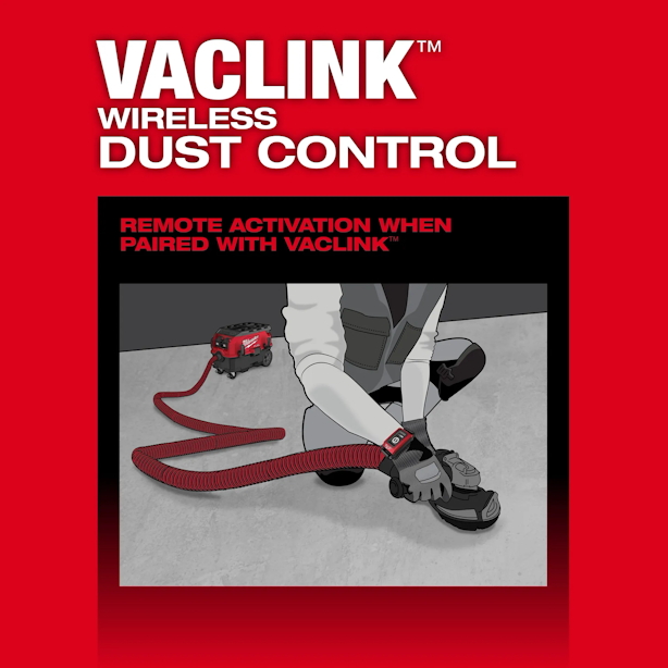 MILWAUKEE 0888-20 M18 PACKOUT 9 Gallon Dual-Battery Dust Extractor w/VACLINK - Image 8