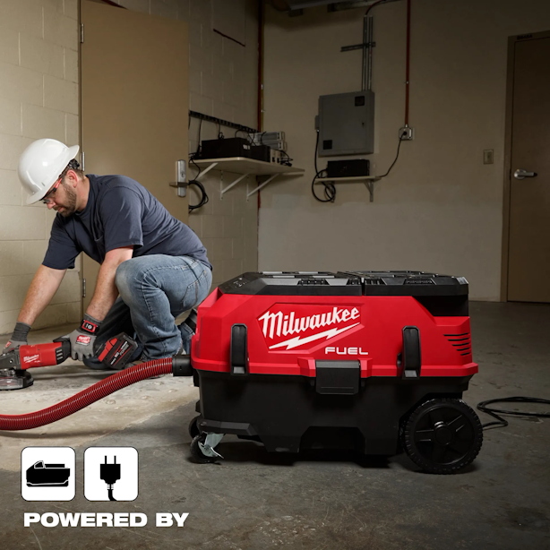MILWAUKEE 0888-20 M18 PACKOUT 9 Gallon Dual-Battery Dust Extractor w/VACLINK - Image 9