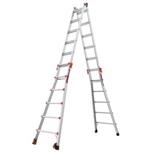 LITTLE GIANT Velocity 15426-303 13'-23' Model 26 Alum Art Step/Ext Ladder - Image 3