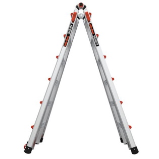 LITTLE GIANT Velocity 15426-303 13'-23' Model 26 Alum Art Step/Ext Ladder - Image 5