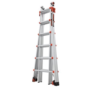 LITTLE GIANT Velocity 15426-303 13'-23' Model 26 Alum Art Step/Ext Ladder - Image 8