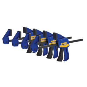 IRWIN 1964758 QUICK-GRIP One-Handed 6" Mini Bar Clamps 4PK