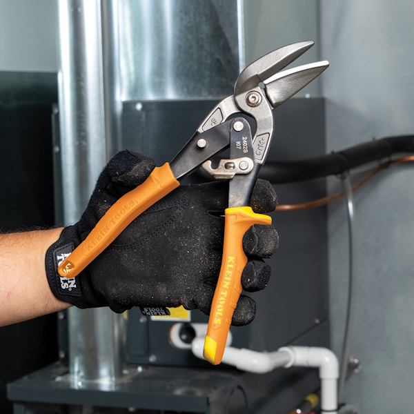 KLEIN 2402S Offset Straight-Cutting Aviation Snips - Image 6