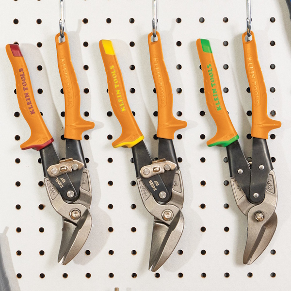 KLEIN 2402S Offset Straight-Cutting Aviation Snips - Image 8