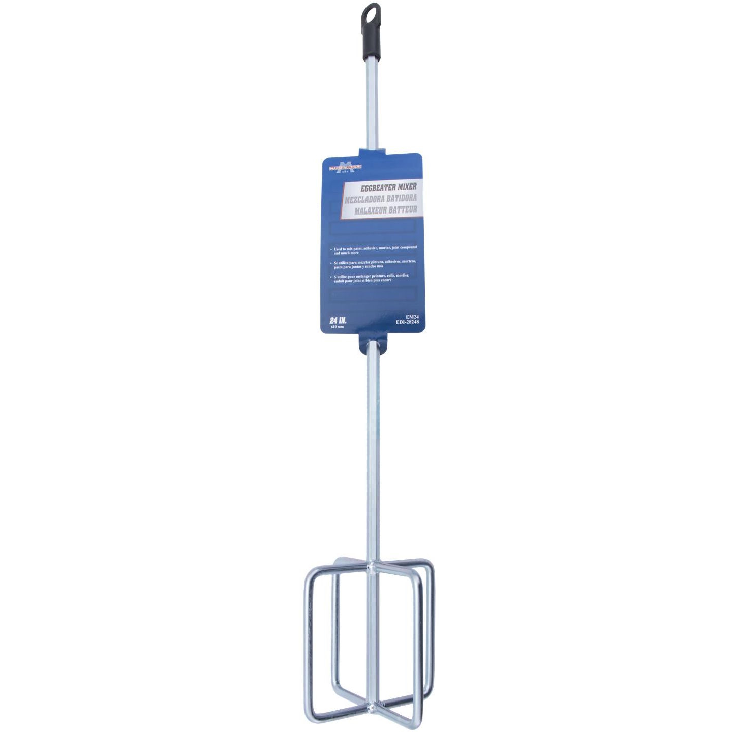 MARSHALLTOWN 28248 EM24 Eggbeater Mixer 24" Long w/ 7/16" Hex Shaft - Image 2