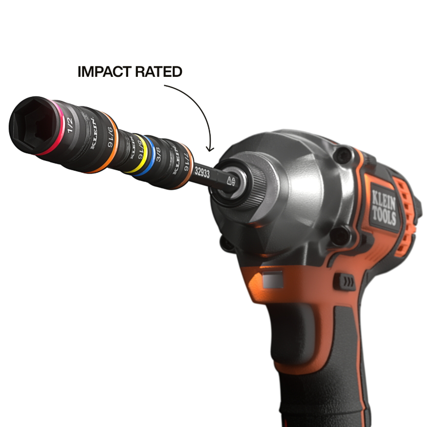 KLEIN 32914HD 14-in-1 Impact Rated Flip Socket Set - Image 6