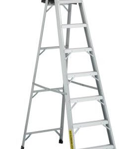 FEATHERLITE 3408 8' Aluminum Step Ladder 300 Lb Type 1A