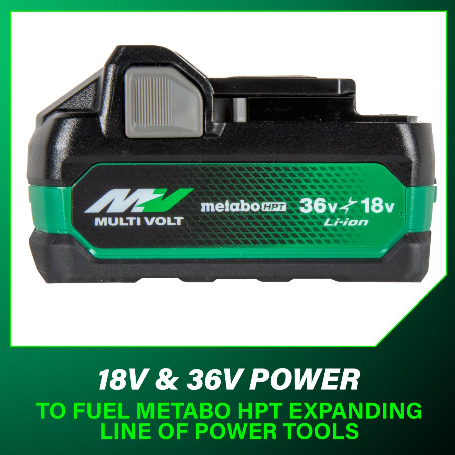 METABO 380083M HPT 36V/18V MultiVolt Battery 2.5Ah/5Ah BSL36A18X - Image 6
