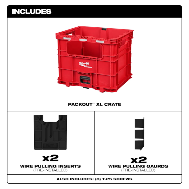 MILWAUKEE 48-22-8043 PACKOUT™ Wire Pulling XL Crate - Image 5