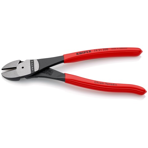 KNIPEX 74 21 200 SBA - 8", High Leverage Angled Diagonal Cutters - Image 3