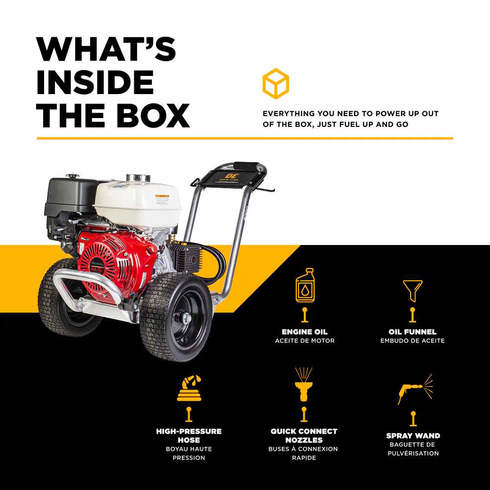 BE POWER B4213HAAS 4,200 PSI 4.2 GPM Cold Water Gas Pressure Washer - Image 5